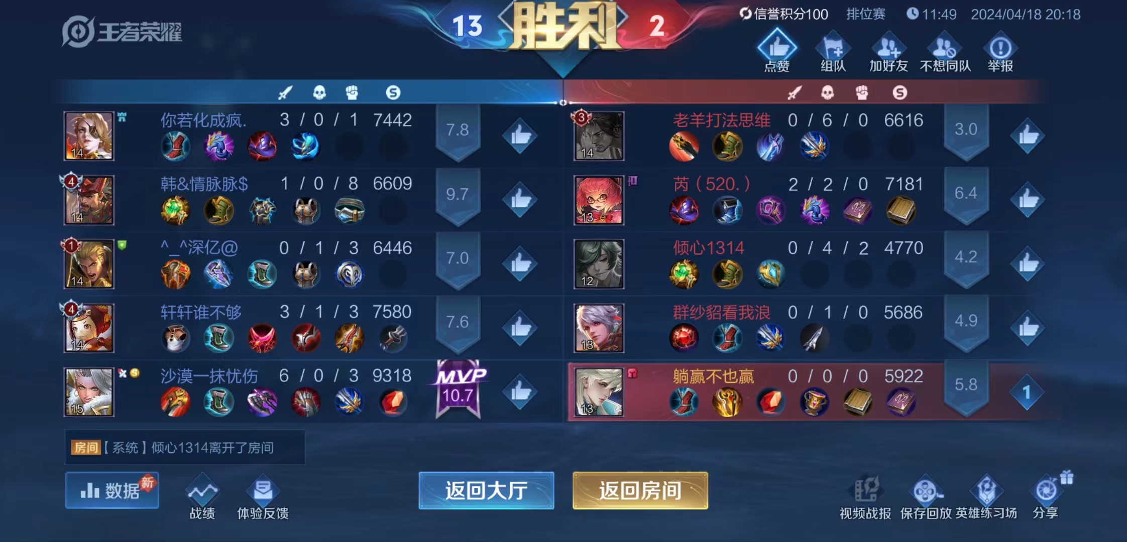 这居然赢了